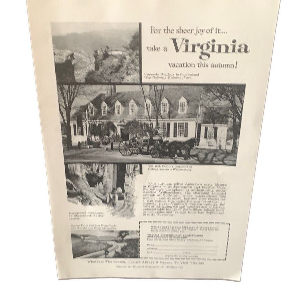Vintage 1959 Virginia Sheer Joy of it Ad Advertisement